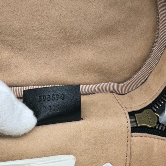 Gucci New GG Marmont Black Leather Vanity Case Mini Backpack - Picture 14 of 14